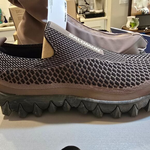 Salomon Snowclog Advanced Iron/Silver Cloud L47590200 Mule Slides Men's Sz 10 - Picture 1 of 15